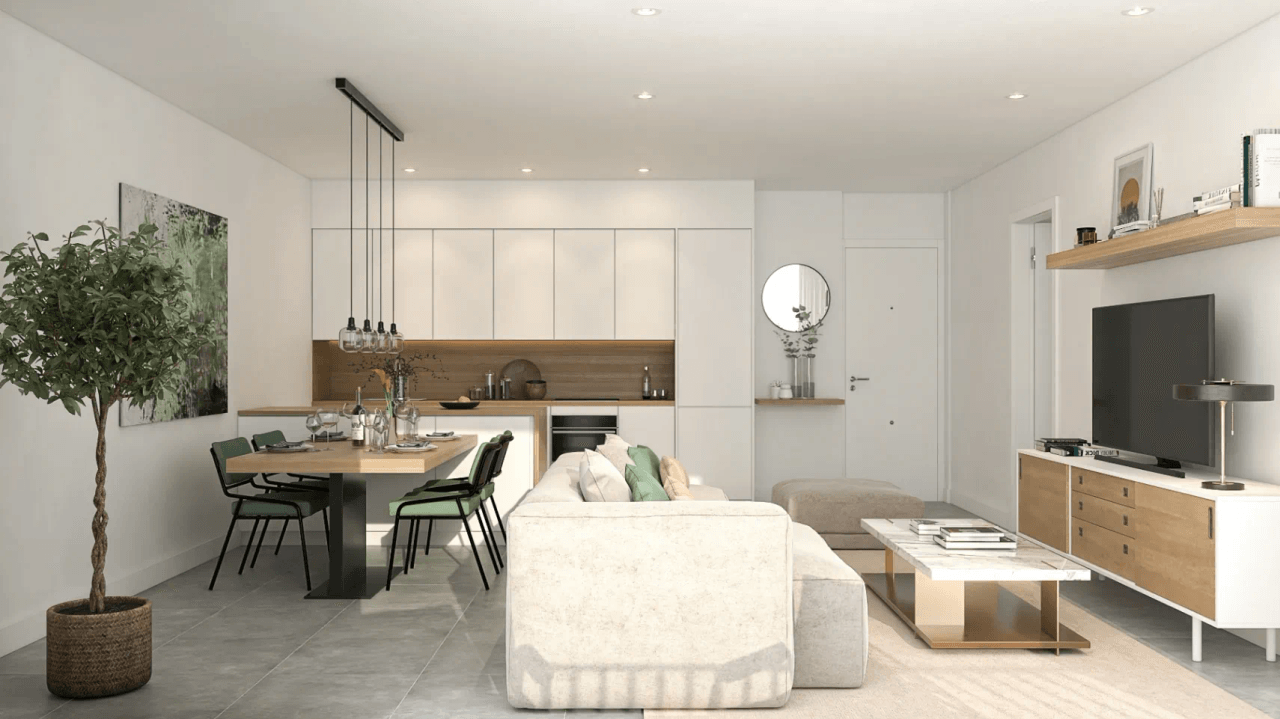 Apartamentos de nuevo construcción en Denia de dos dormitorios ,dos baños cerca de centro y la costa