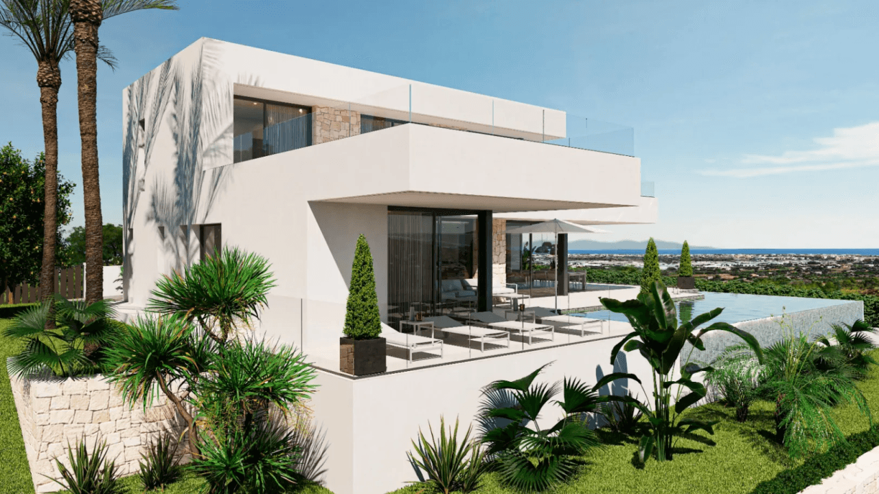 obra nueva   chalet de lujo con gran parcela y  vistas espectaculares