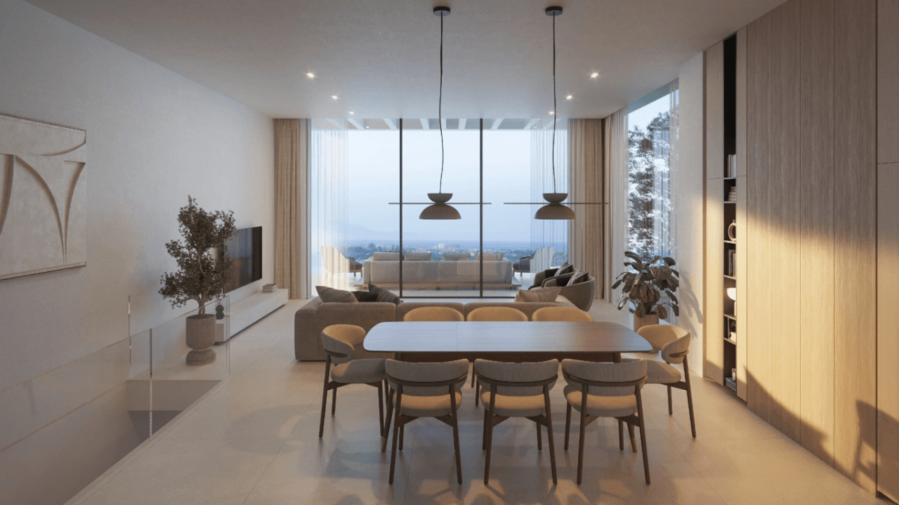 Nueva promoción de  VILLAS de lujo    con vistas al mar en  Denia .