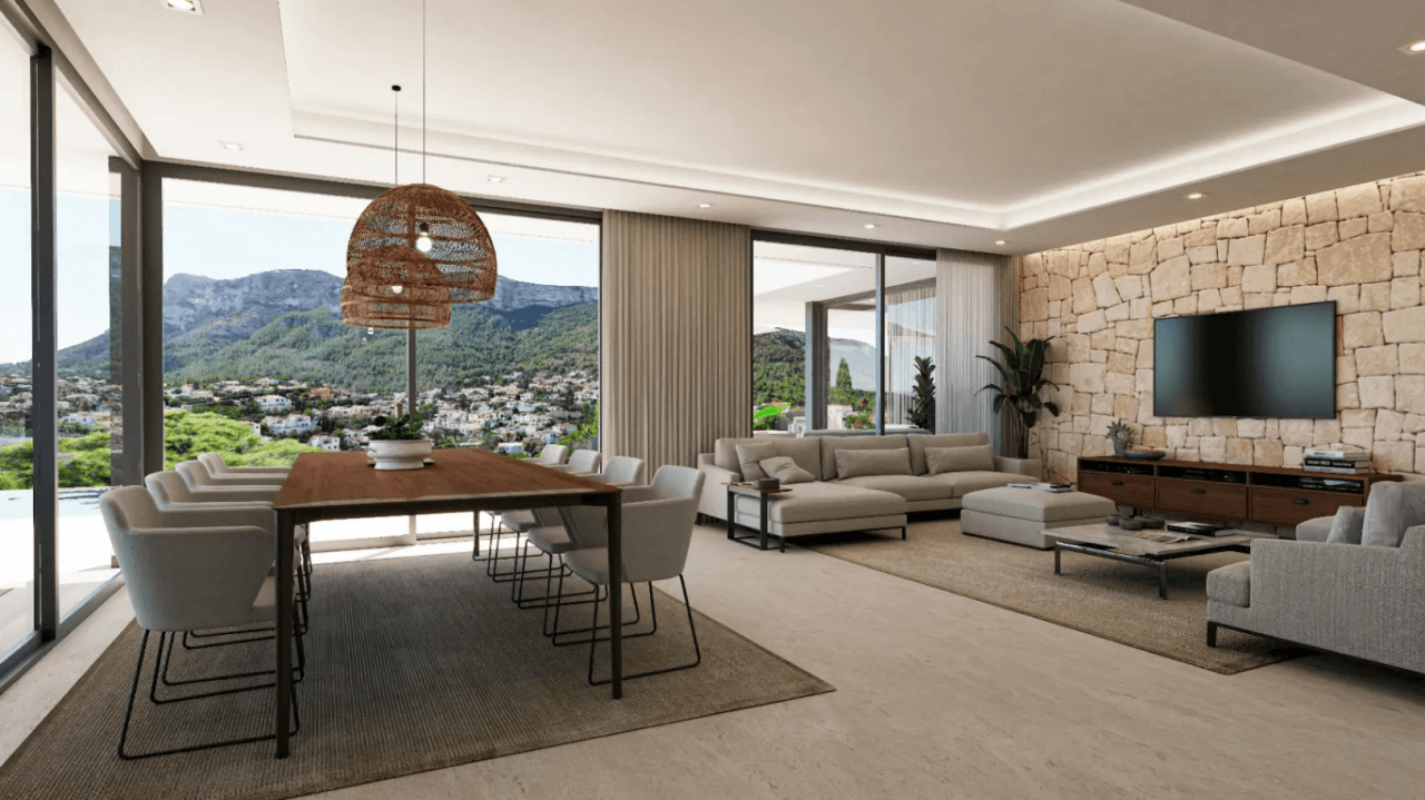 obra nueva   chalet de lujo con gran parcela y  vistas espectaculares