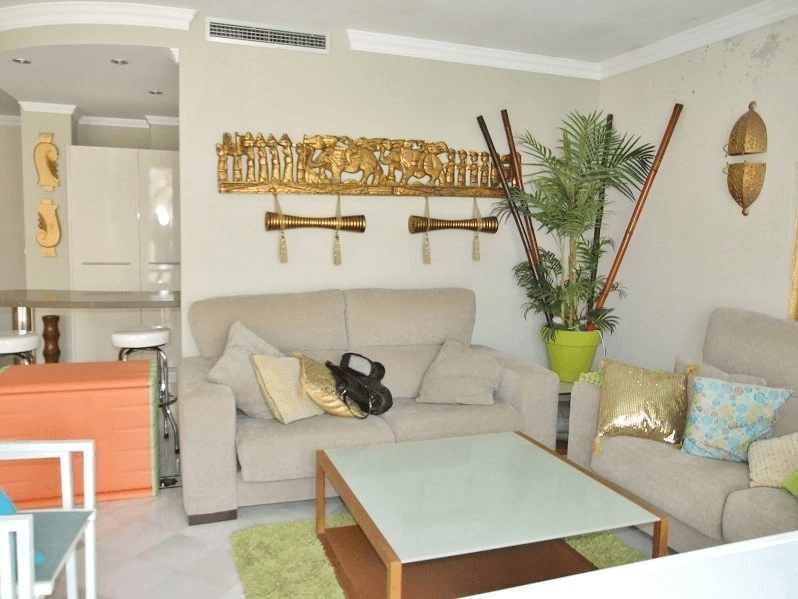 Apartamento en Denia, Primera línea de playa, 3 habitaciones, 2 baños, alquiler