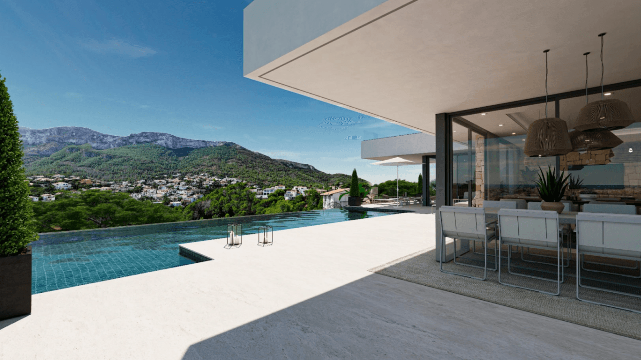 obra nueva   chalet de lujo con gran parcela y  vistas espectaculares