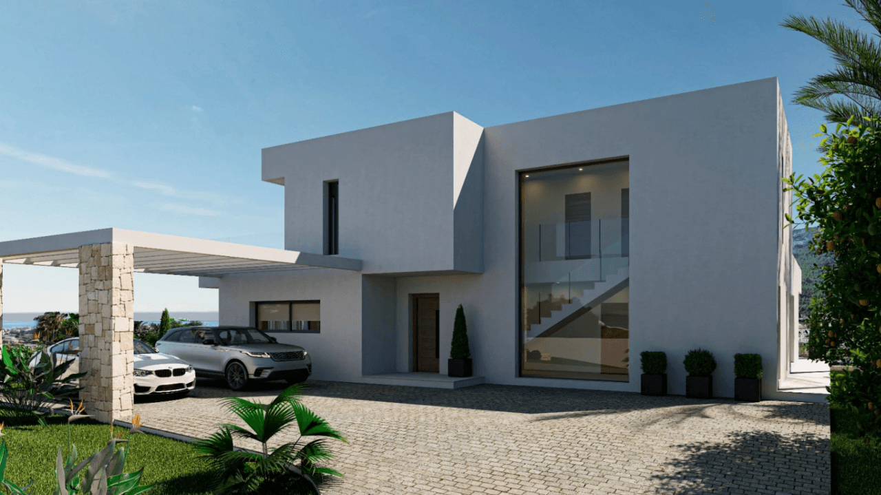 obra nueva   chalet de lujo con gran parcela y  vistas espectaculares