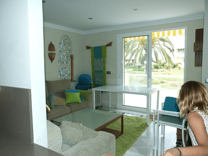 Apartamento en Denia, Primera línea de playa, 3 habitaciones, 2 baños, alquiler
