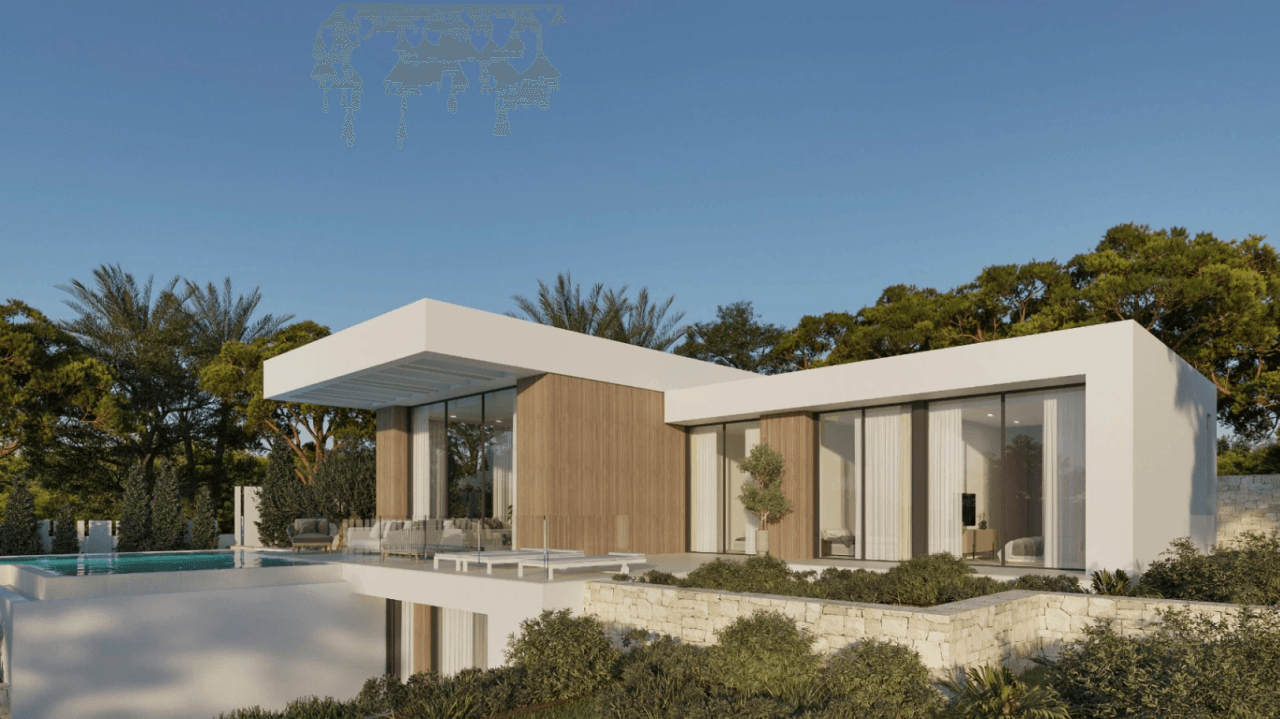 Nueva promoción de  VILLAS de lujo    con vistas al mar en  Denia .