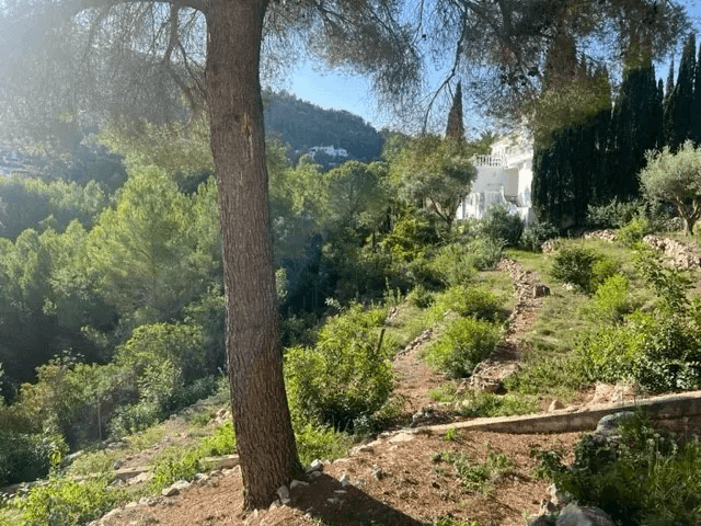 Se vende parcela soleada en Dénia, Montgó