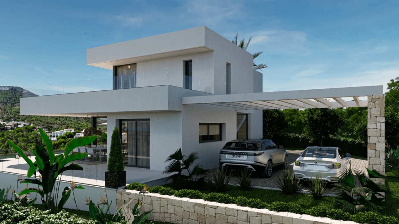 obra nueva   chalet de lujo con gran parcela y  vistas espectaculares