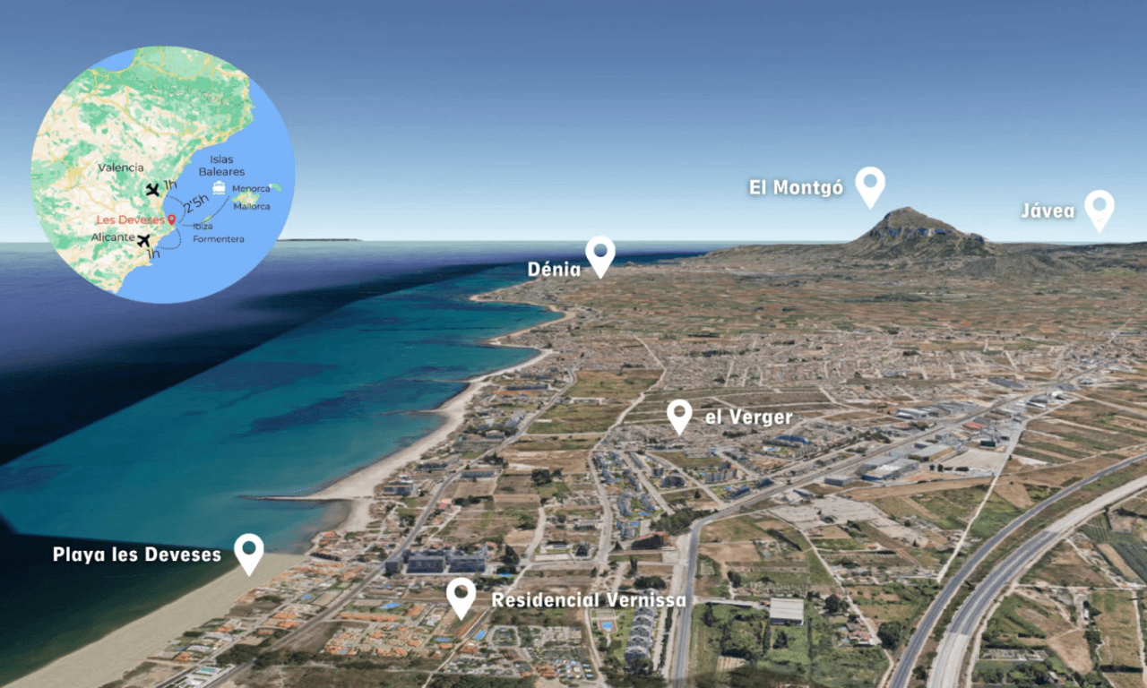 nuevas casas adosados cerca de la playa en Denia