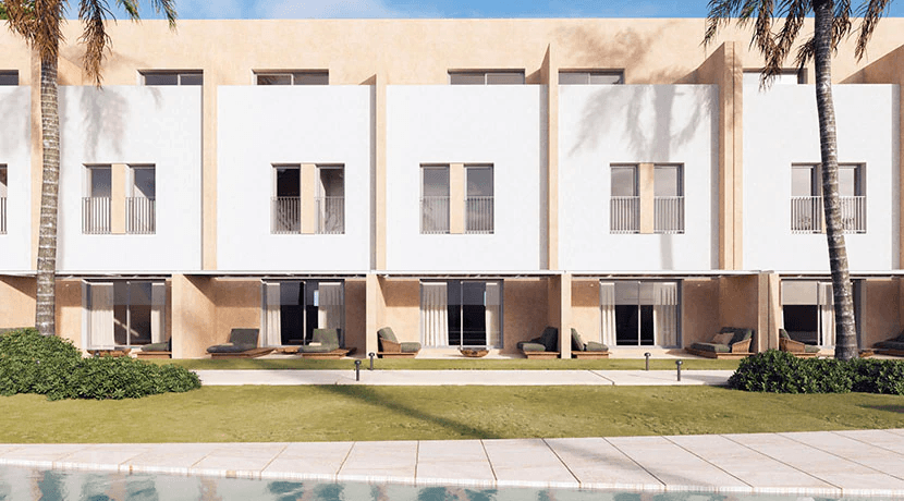 nuevas casas adosados cerca de la playa en Denia