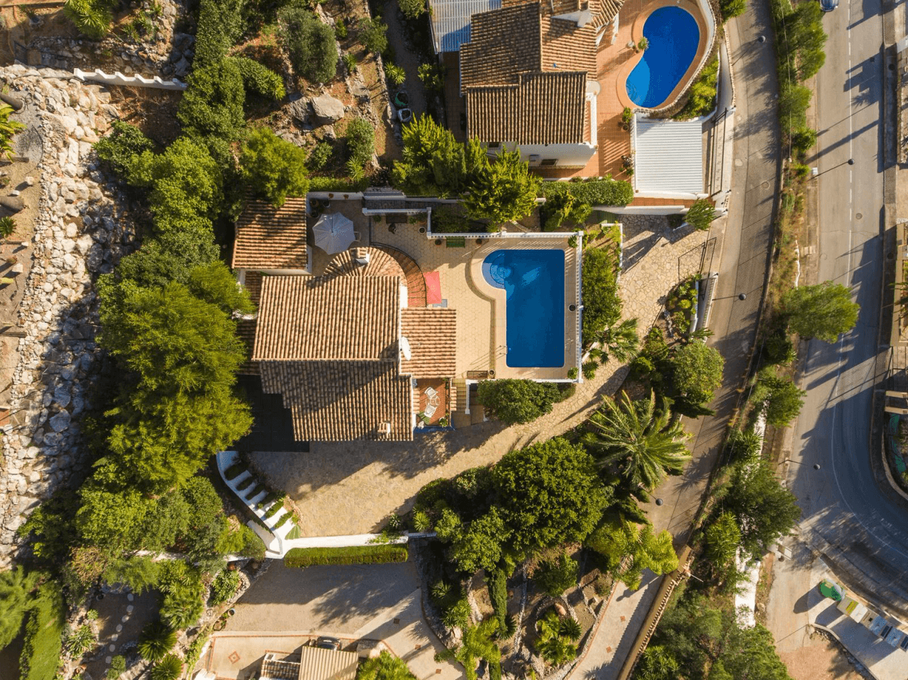 Villa con piscina y vistas a la montaña - Benigembla