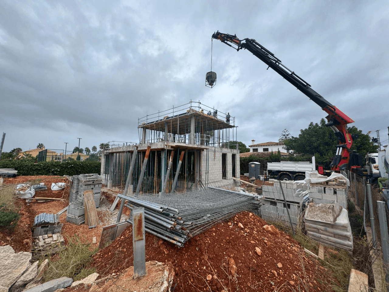 Proyecto de obra moderna en venta en Dénia